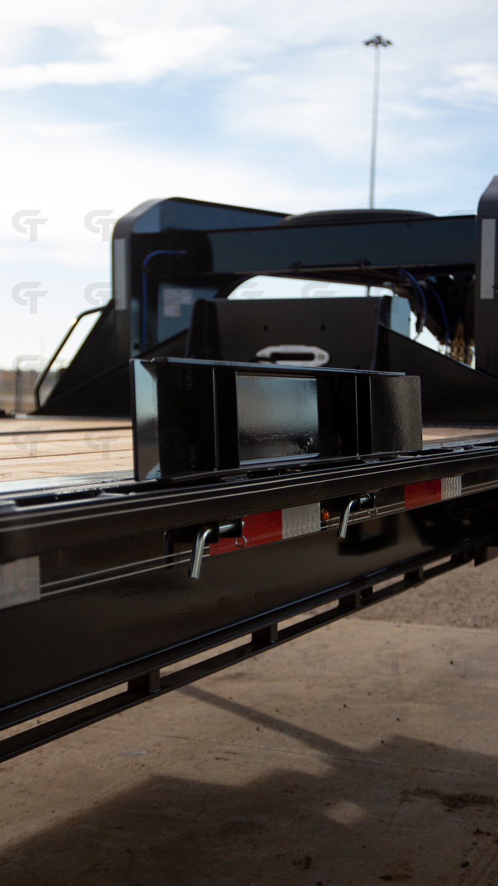 2027 Double A 36' Gooseneck Highboy/Deckover Trailer · Triple 7K Axles