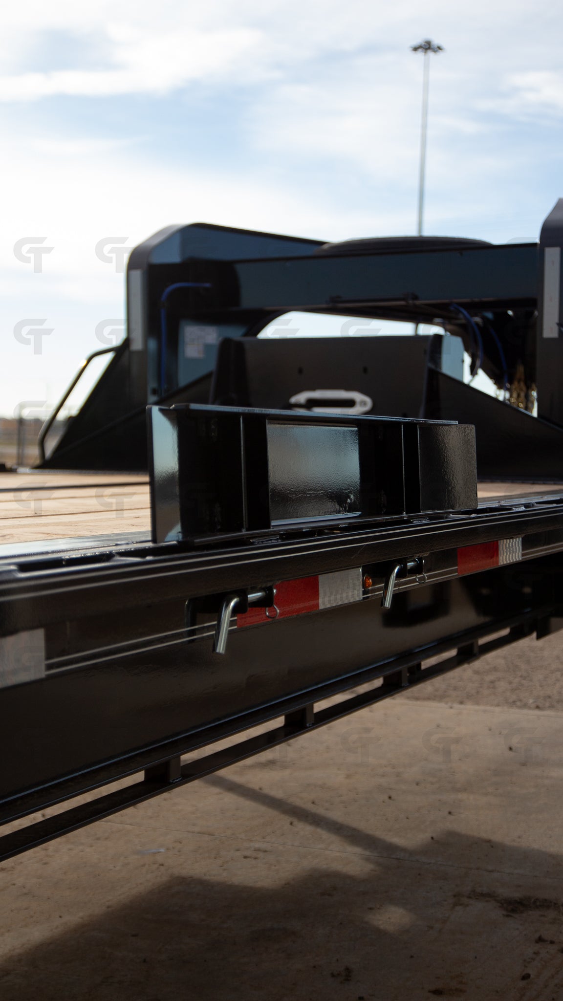 2027 Double A 36' Gooseneck Highboy/Deckover Trailer · Triple 7K Axles