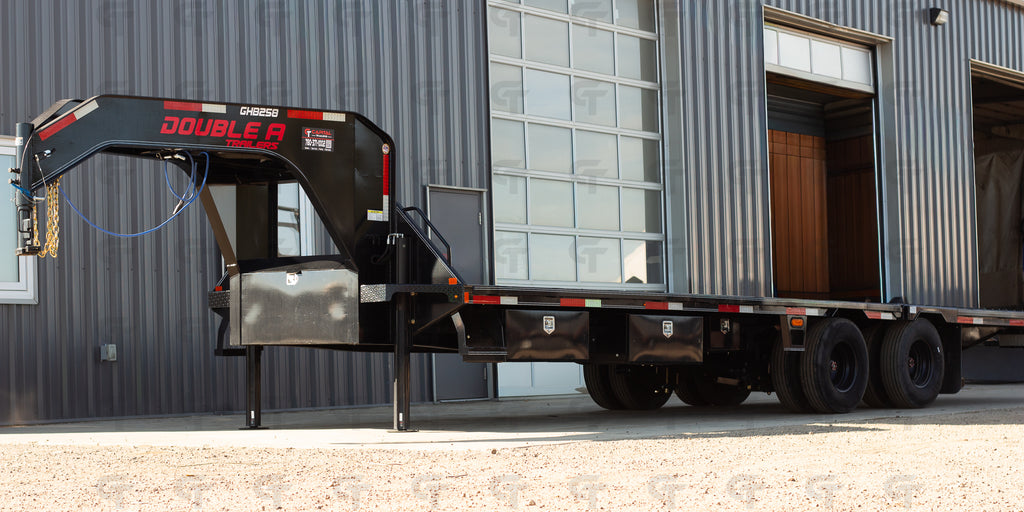2027 Double A 30' Gooseneck Trailer - Hydraulic Beavertail - 27600LB GVW - 35901