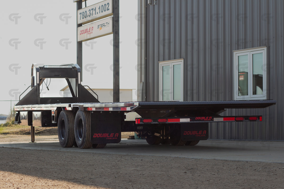 2027 Double A 30' Gooseneck Trailer - Hydraulic Beavertail - 27600LB GVW - 35901