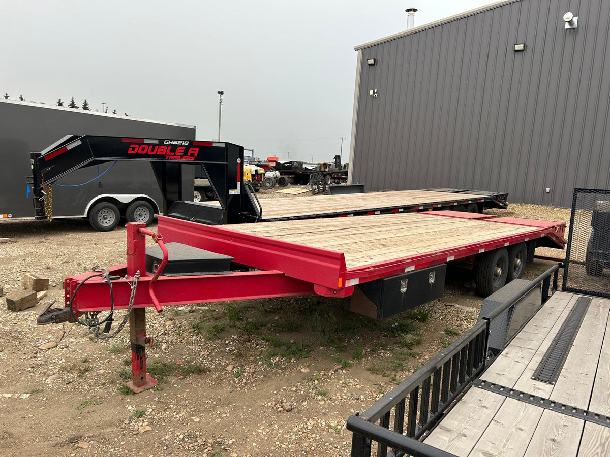 2025 Double A 24' Highboy/Deckover Trailer - Beavertail - 15400LB GVW - 29678