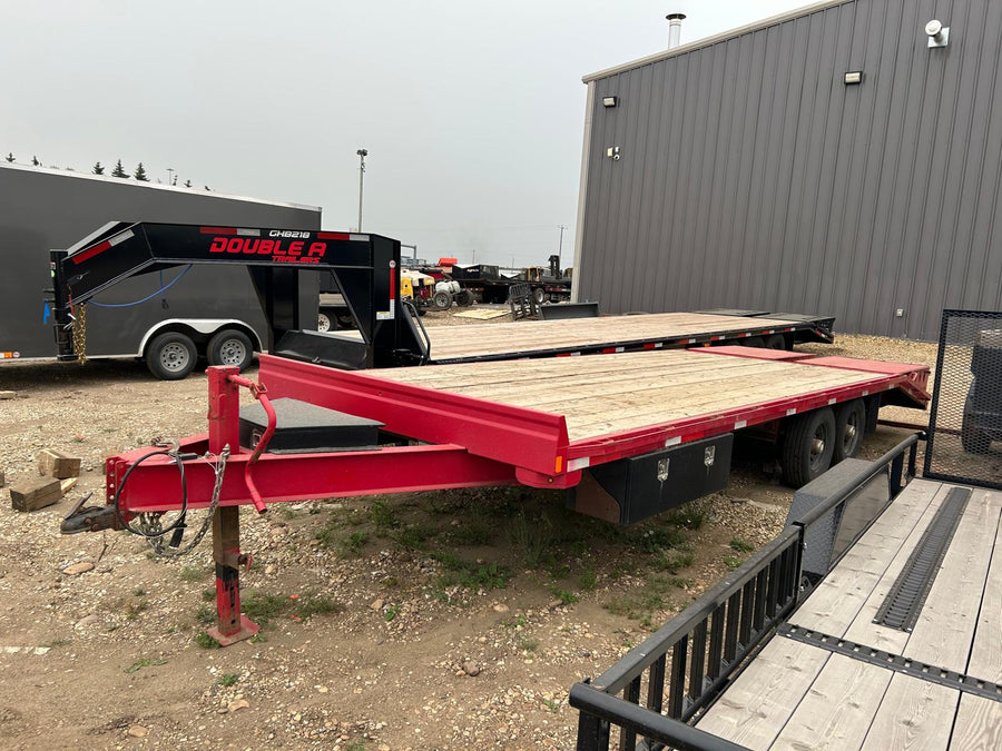 2025 Double A 24' Highboy/Deckover Trailer - Beavertail - 15400LB GVW - 29678