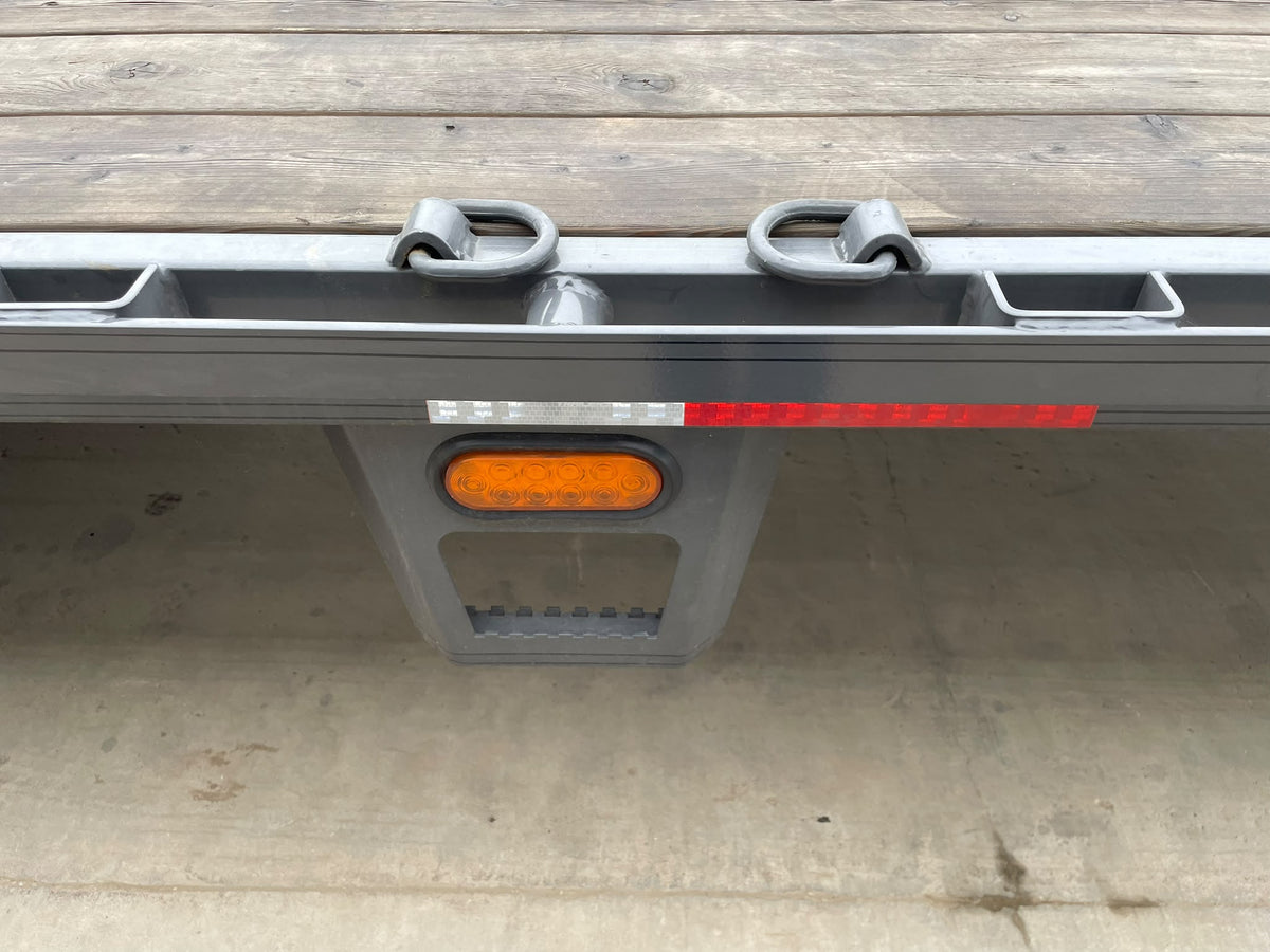 2026 Double A 40' Gooseneck Highboy/Deckover Beavertail Trailer · Tandem 12K