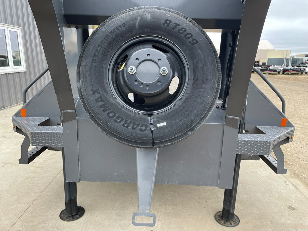 2026 Double A 40' Gooseneck Highboy/Deckover Beavertail Trailer · Tandem 12K
