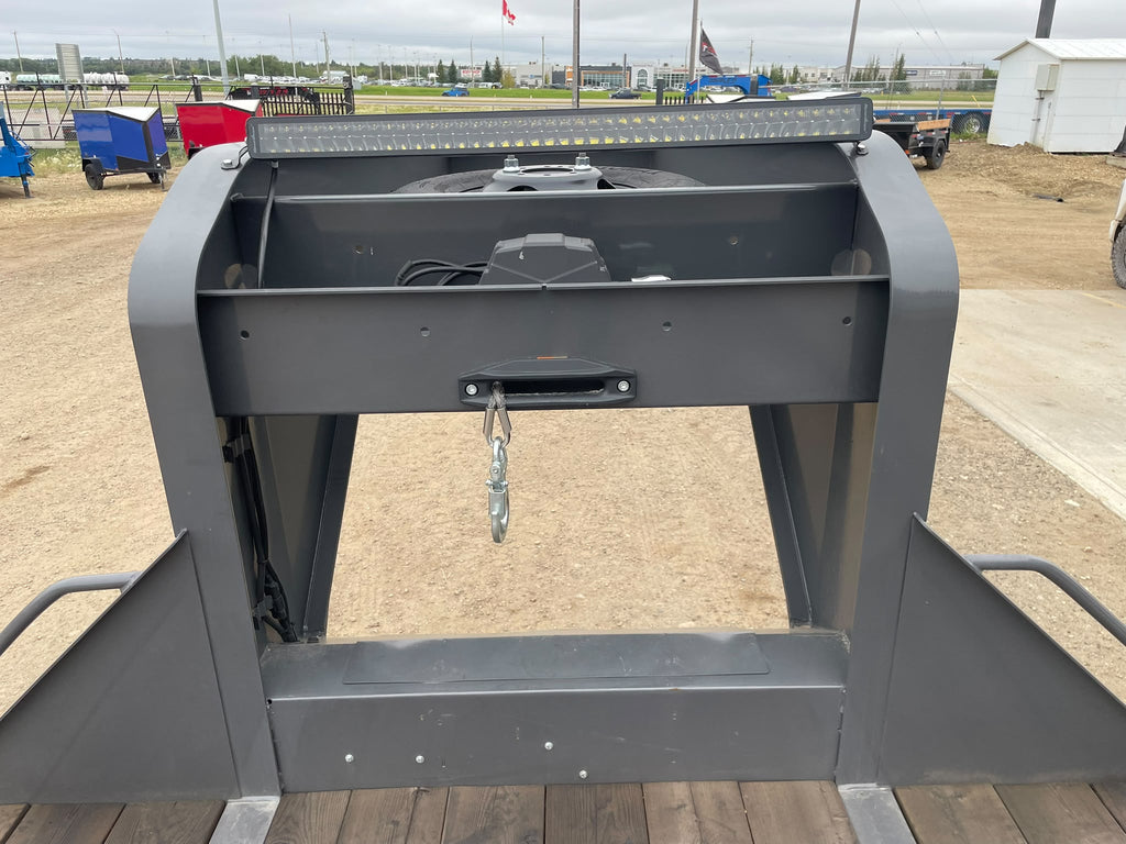 2026 Double A 40' Gooseneck Highboy/Deckover Beavertail Trailer · Tandem 12K