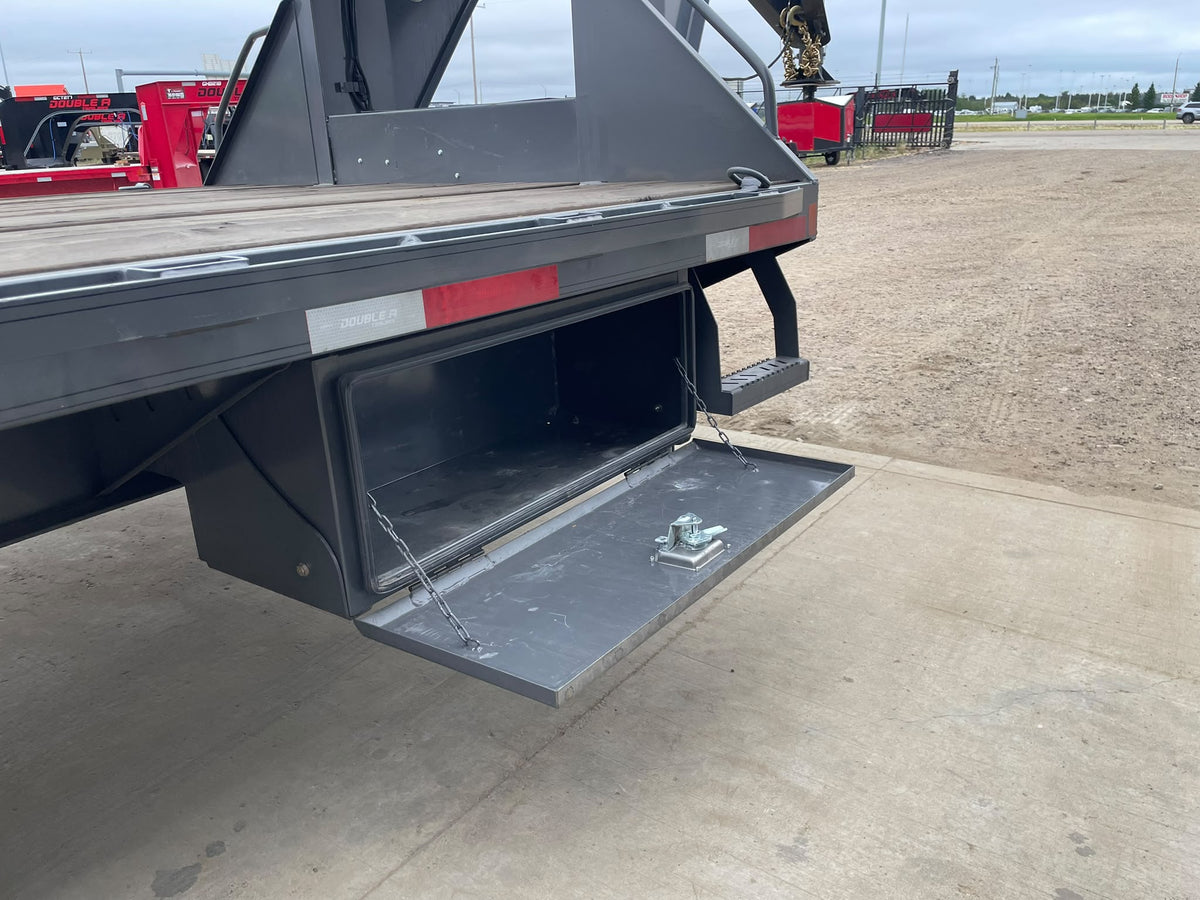 2026 Double A 40' Gooseneck Highboy/Deckover Beavertail Trailer · Tandem 12K