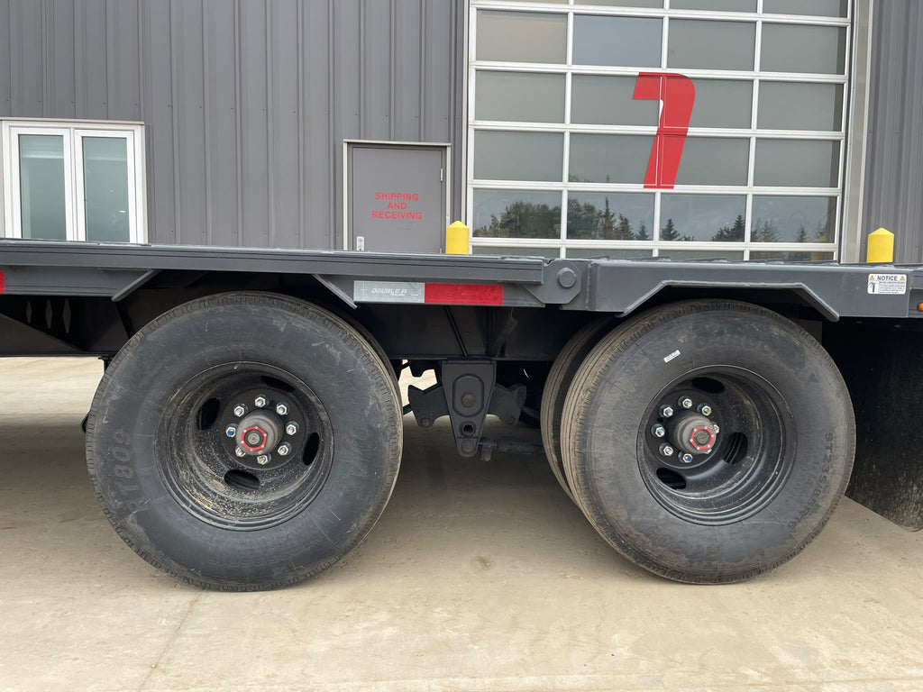 2026 Double A 40' Gooseneck Highboy/Deckover Beavertail Trailer · Tandem 12K