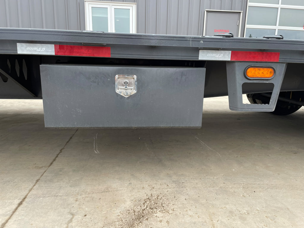 2026 Double A 40' Gooseneck Highboy/Deckover Beavertail Trailer · Tandem 12K