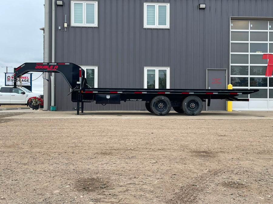 2027 Double A Gooseneck 22' Highboy/Deck over Full Tilt - Container Package - Winch - 23000LB GVW - 35639