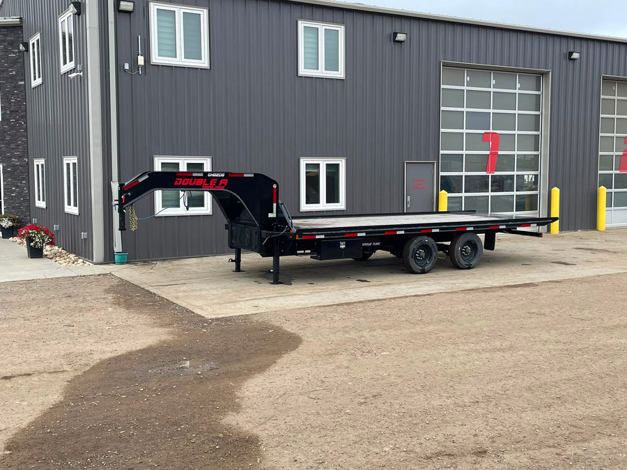 2027 Double A Gooseneck 22' Highboy/Deck over Full Tilt - Container Package - Winch - 23000LB GVW - 35639