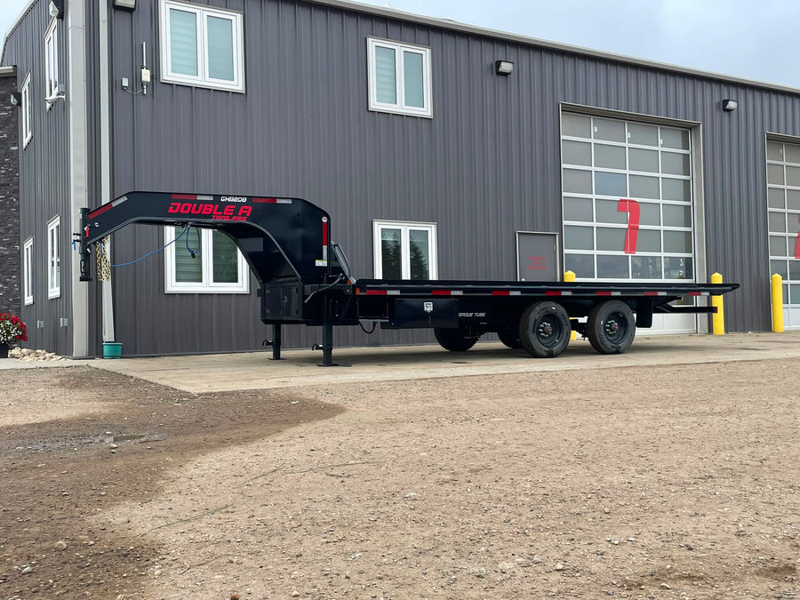2027 Double A Gooseneck 22' Highboy/Deck over Full Tilt - Container Package - Winch - 23000LB GVW - 35639